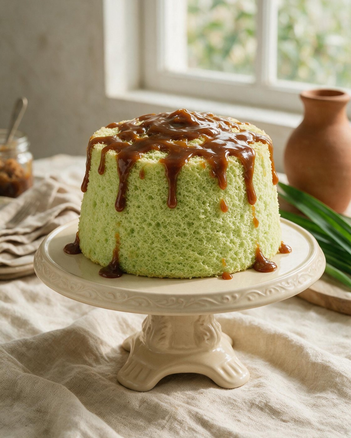 Kek Pandan Gula Melaka