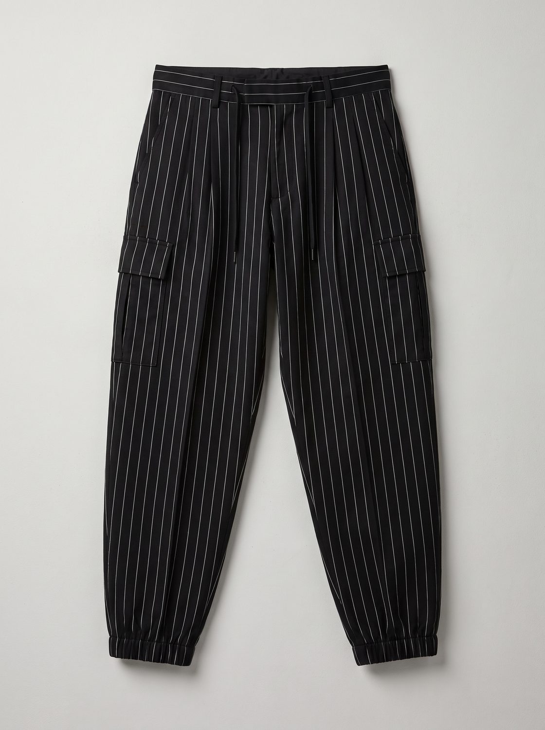 Striped Pleated Pants